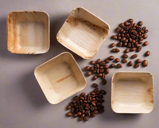 Palm Leaf Bowl Square Deep 550 ml – Nature Berlin