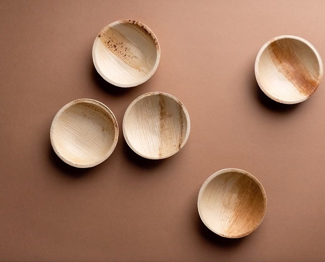 Palm Leaf Dip Bowl Round 90 ml – Nature Berlin