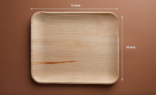 Palm Leaf Tray Rectangular 30 x 25 cm – Nature Berlin