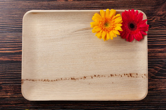 Palm Leaf Tray Rectangular 35 x 25 cm – Nature Berlin