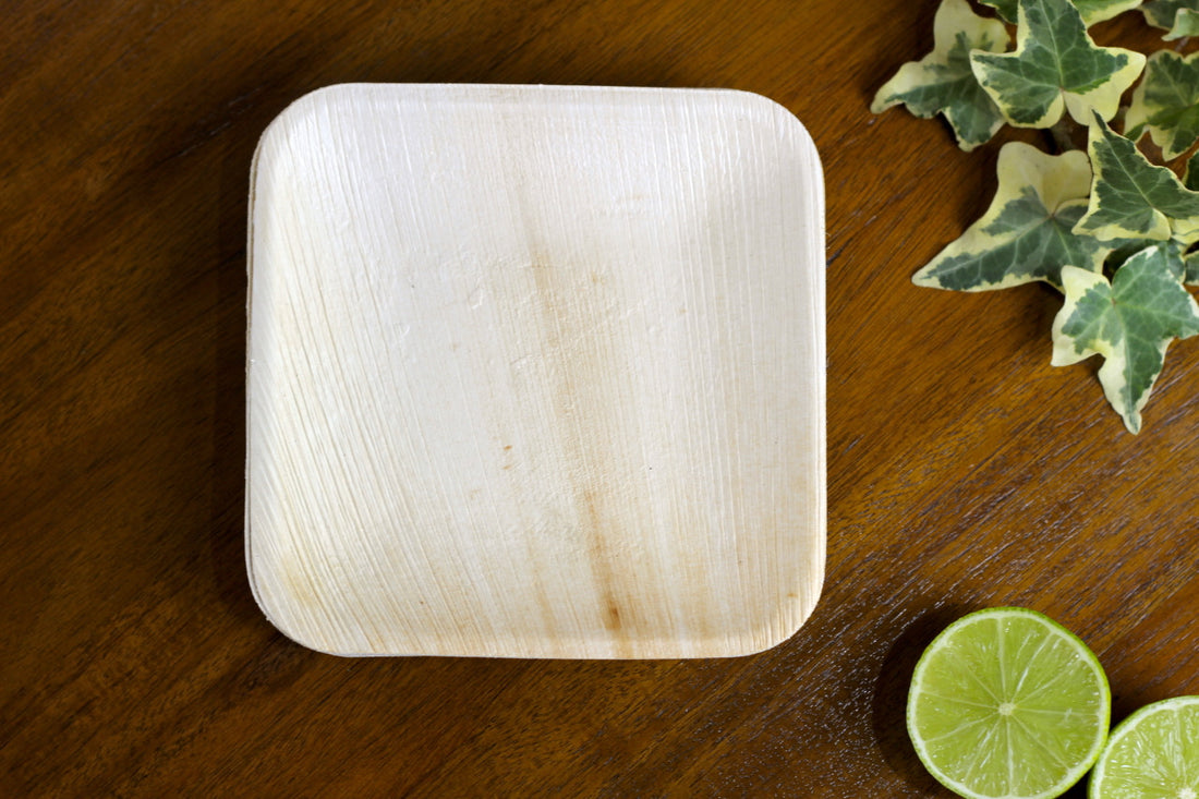 Palm Leaf Plate Square 13 x 13 cm – Nature Berlin