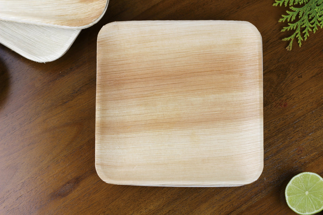 Palm Leaf Plate Square 20 x 20 cm – Nature Berlin
