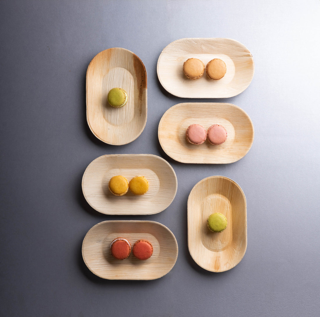 Palm Leaf Plate Oval 20 x 12 cm – Nature Berlin