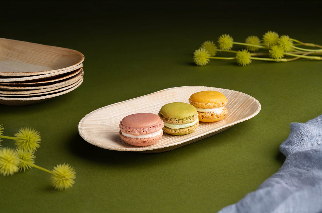 Palm Leaf Plate Oval 20 x 12 cm – Nature Berlin