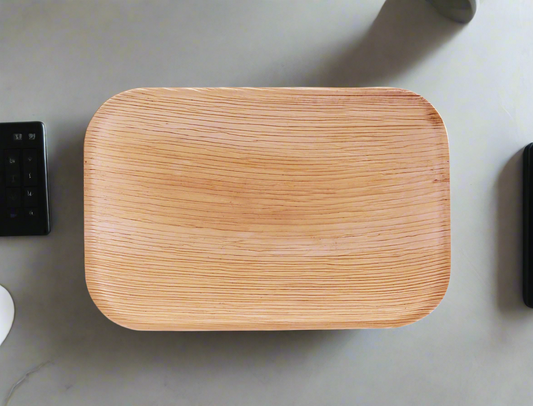 Palm Leaf Plate Rectangular 23 x 15 cm – Nature Berlin