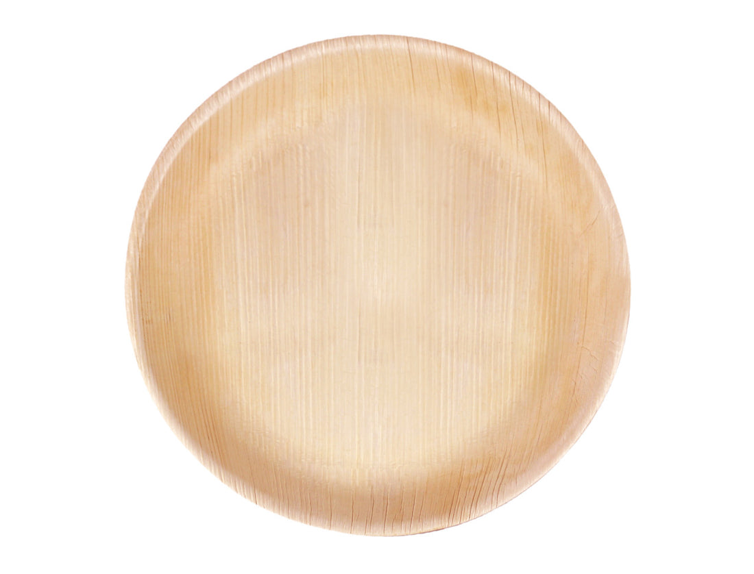Palm Leaf Plate Round Ø 25 cm – Nature Berlin
