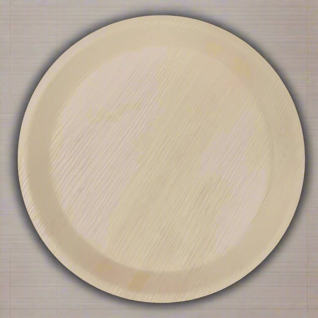 Palm Leaf Plate Round Ø 30 cm – Nature Berlin